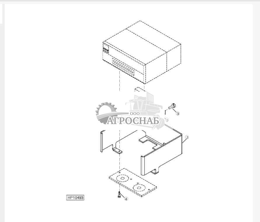 CARD READER MOUNTING BRACKET AND HARDWARE 
